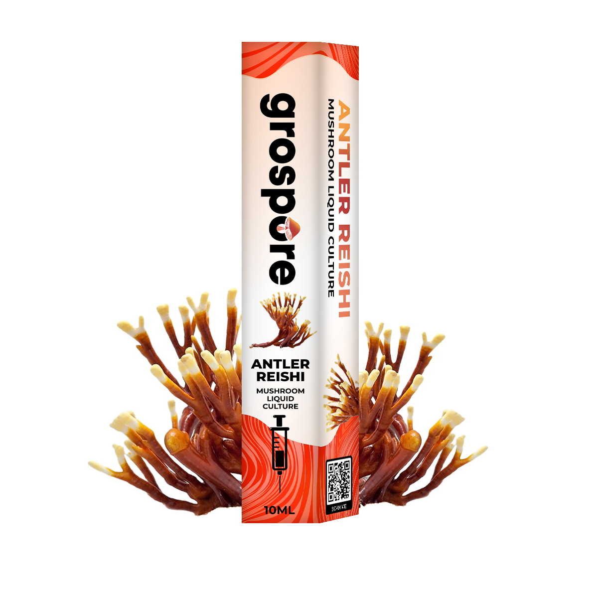 Antler Reishi Mushroom Liquid Culture packaging