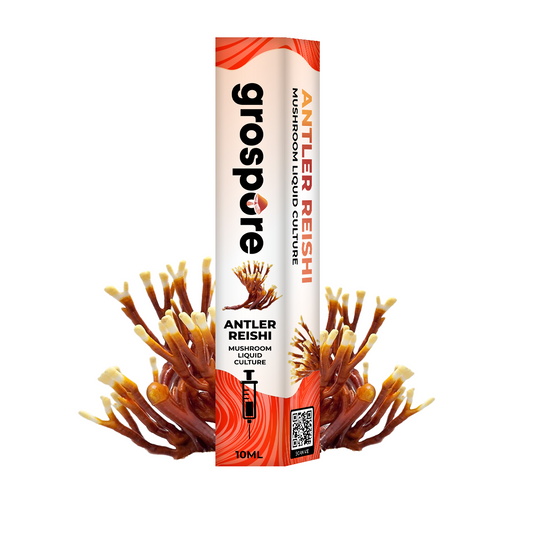 Antler Reishi Mushroom Liquid Culture packaging