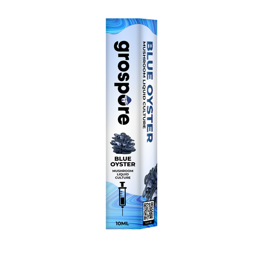 Blue Oyster Mushroom Liquid Culture packaging