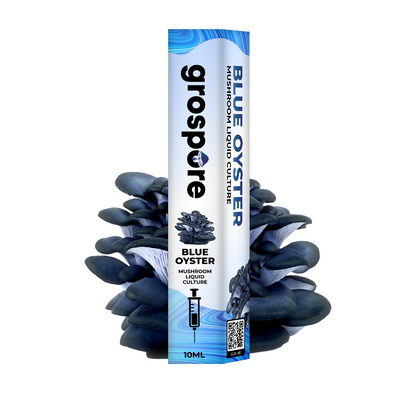 Blue Oyster Mushroom Liquid Culture packaging