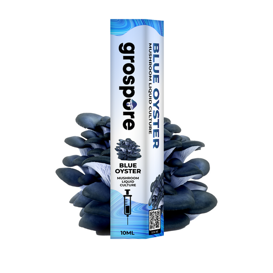 Blue Oyster Mushroom Liquid Culture packaging