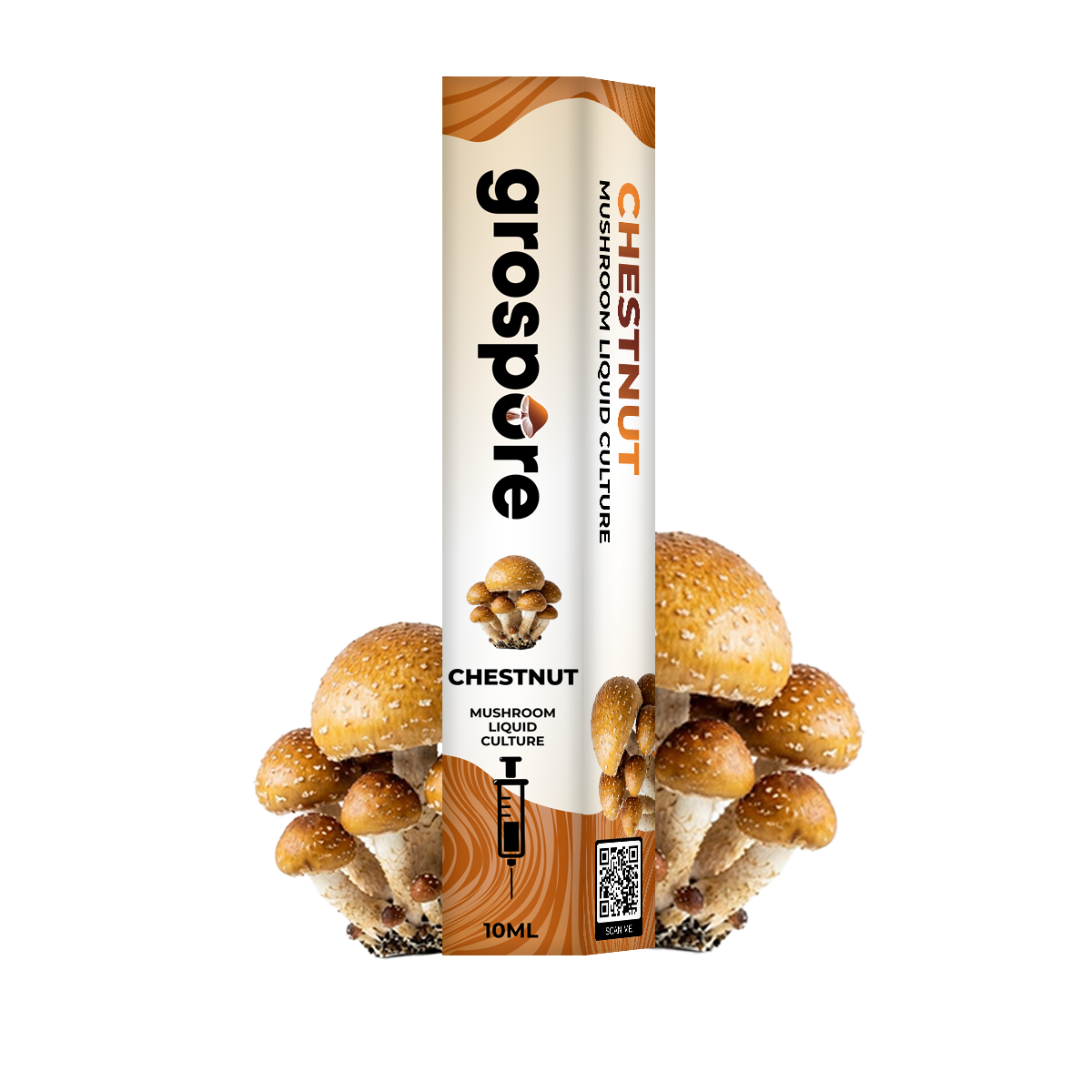 Chestnut Mushroom Liquid Culture packaging