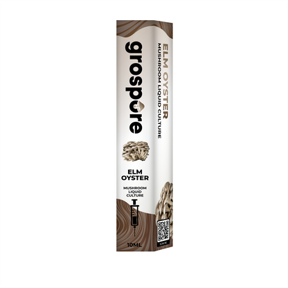 Elm Oyster Mushroom Liquid Culture packaging