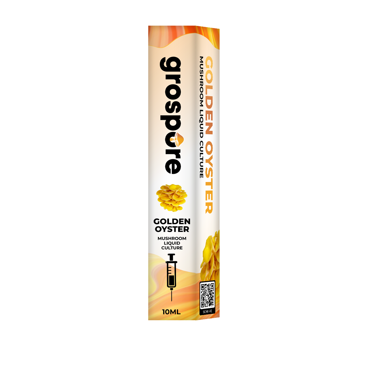 Golden Oyster Mushroom Liquid Culture packaging