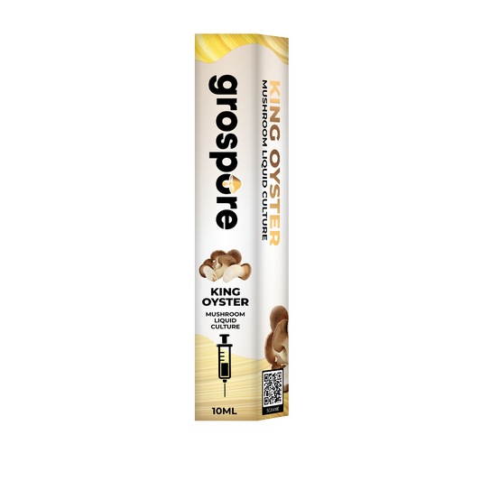 King Oyster Mushroom Liquid Culture packaging