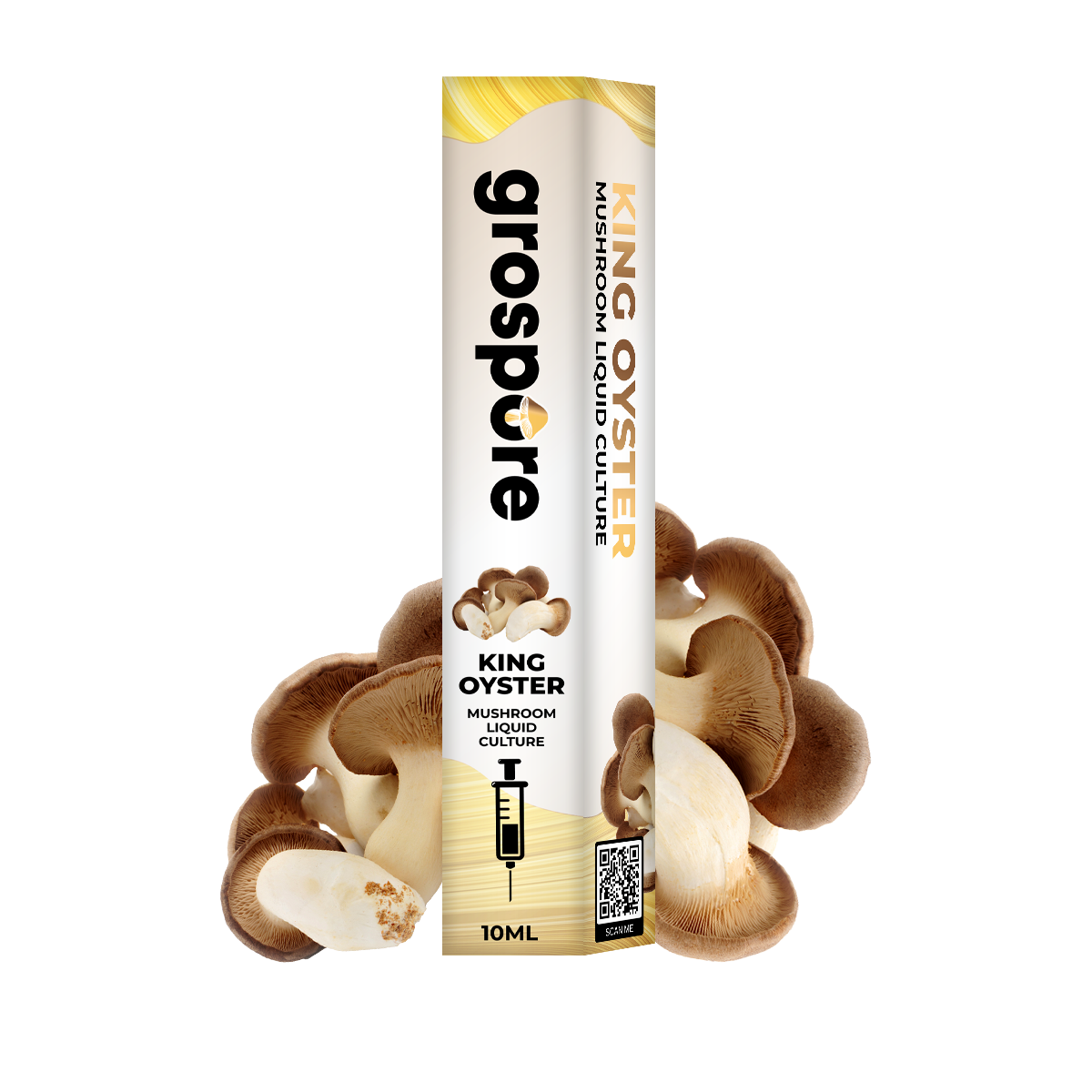 King Oyster Mushroom Liquid Culture packaging