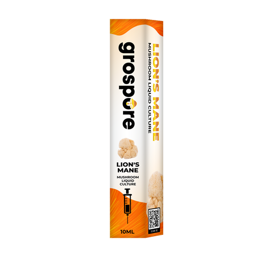 Lion's Mane Mushroom Liquid Culture packaging