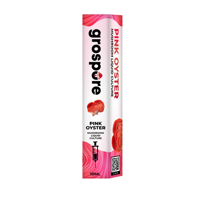 Pink Oyster Mushroom Liquid Culture packaging